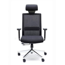 Silla Niza cabezal negra Euromof